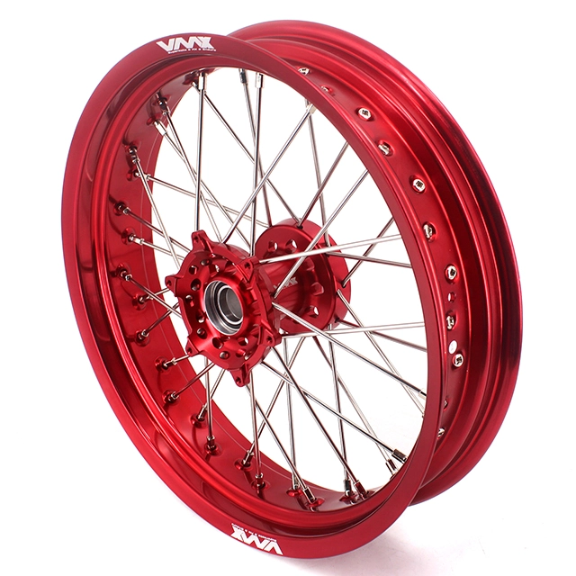 VMX 3.5/5.0 Motorcycle Dirt Bike Supermoto Wheel Fit GAS GAS 2004-2017 Red Hub Red Rim
