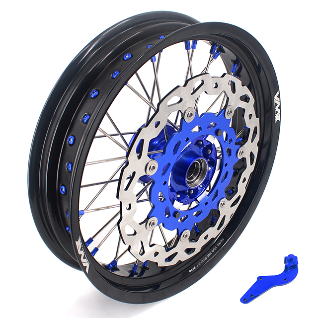 VMX 3.5/5.0 Motorcycle Casting Supermoto Wheels fit KTM EXC SXF Blue Hub/Nipple Disc 2003-2024