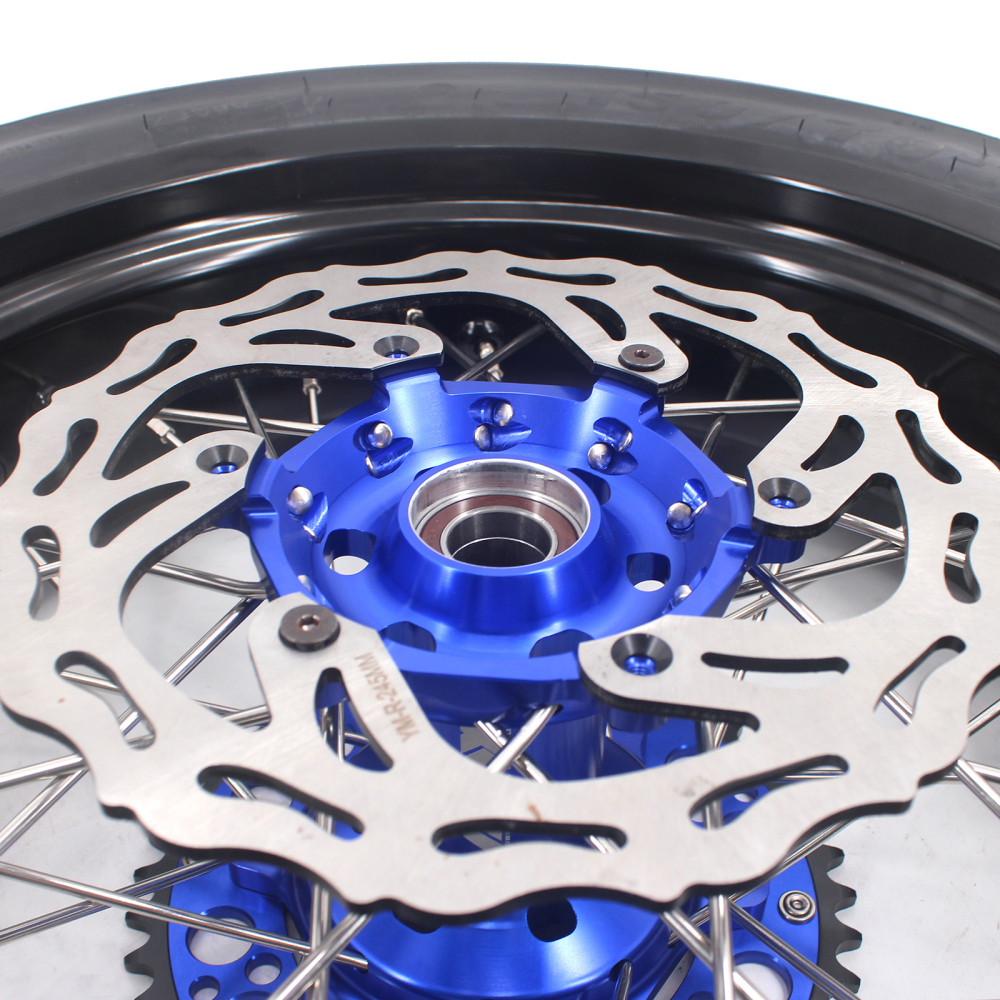 VMX 3.5/5.0 Motorcycle Supermoto Wheel CST Tire Fit YAMAHA YZ250F/450F YZ125/250 Blue Hub