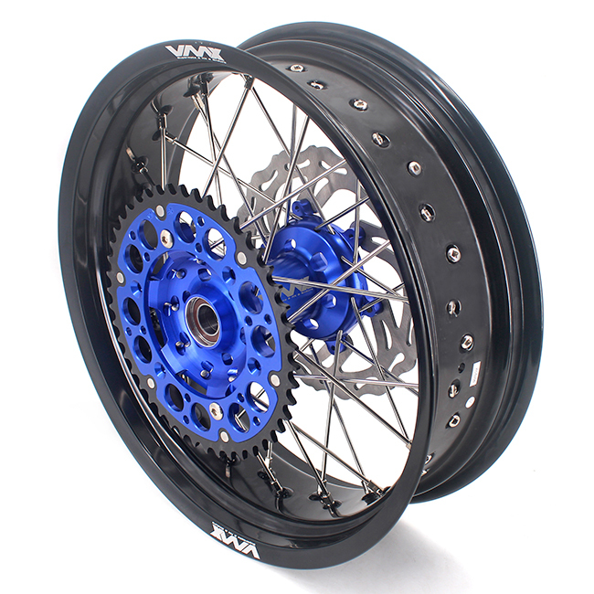 VMX 3.5/5.0 Motorcycle Supermoto Wheel Disc Fit YAMAHA WR250F WR450F 2003-2018 Blue Hub