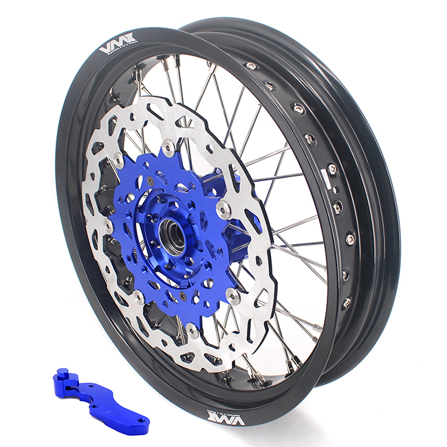 VMX 3.5/5.0 Motorcycle Supermoto Wheel Disc Fit YAMAHA WR250F WR450F 2003-2018 Blue Hub