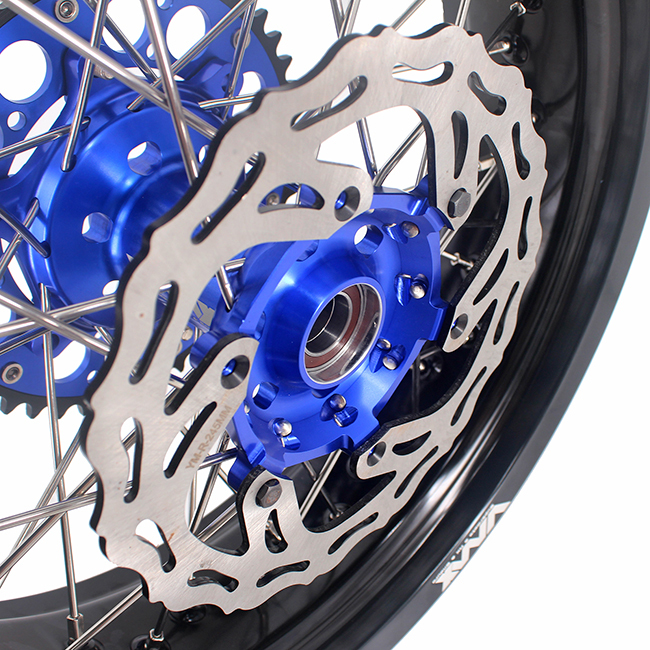 VMX 3.5/5.0 Motorcycle Supermoto Wheel Disc Fit YAMAHA WR250F WR450F 2003-2018 Blue Hub