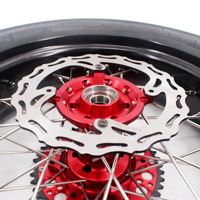 VMX 3.5/5.0 Motorcycle Supermoto Wheels Rim Set With CST Tire Fit HONDA CRF250R CRF450R 2013-2024