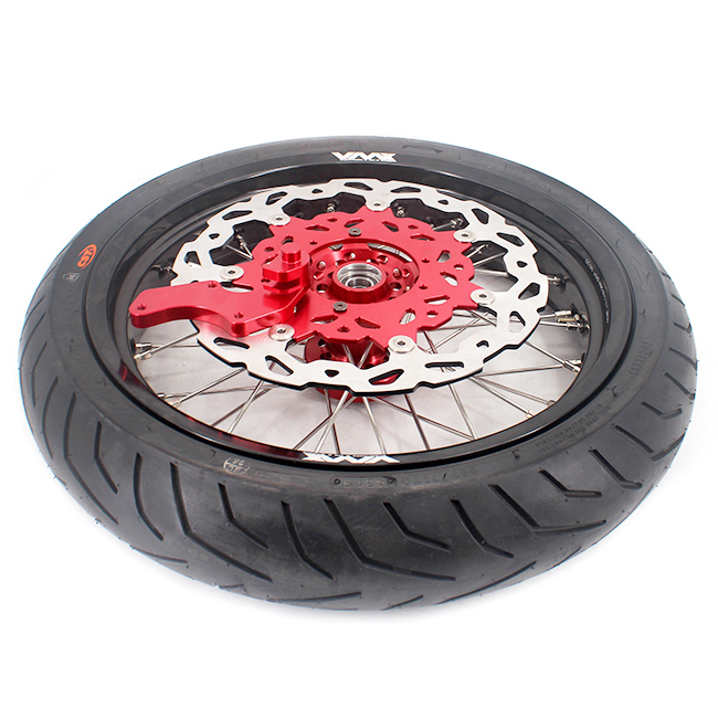 VMX 3.5/5.0 Motorcycle Supermoto Wheels Rim Set With CST Tire Fit HONDA CRF250R CRF450R 2013-2024