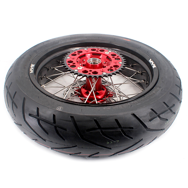 VMX 3.5/5.0 Motorcycle Supermoto Wheels Rim Set With CST Tire Fit HONDA CRF250R CRF450R 2013-2024