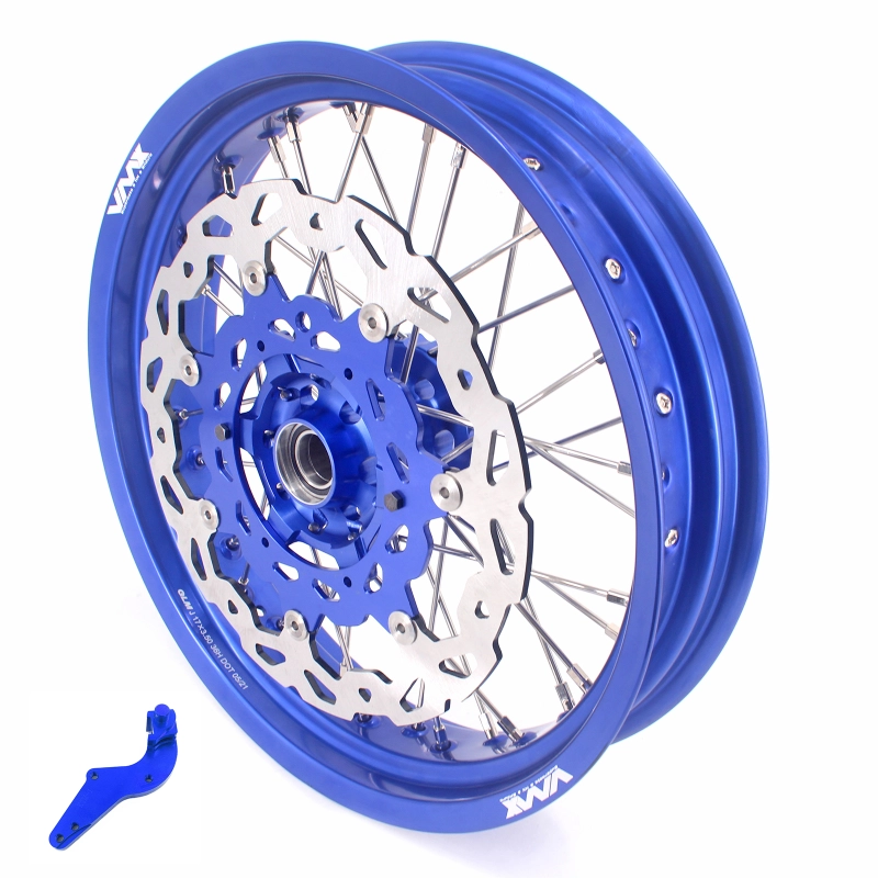 VMX 3.5/5.0 Motorcycle Supermoto Wheels Fit KTM SXF EXC XC-W 250 350 530 Blue Rim Disc