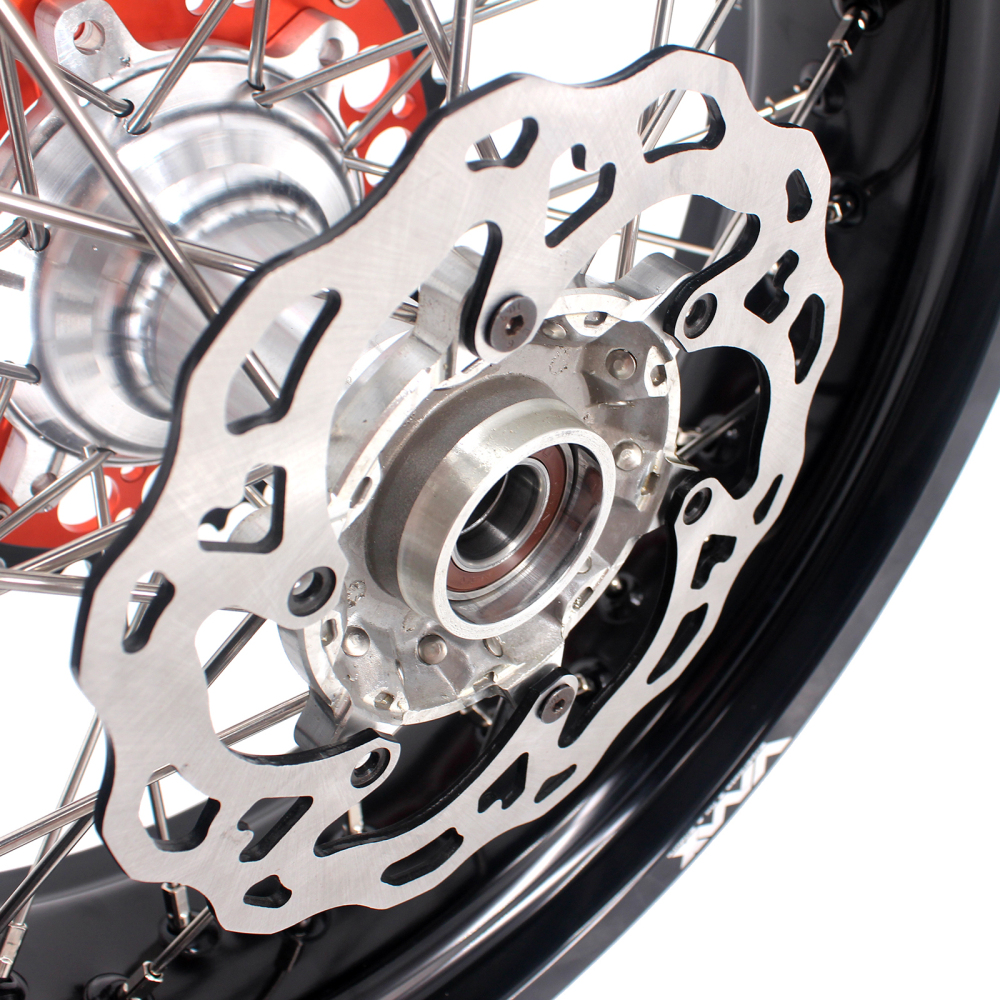 VMX 3.5/5.0 Motorcycle Supermoto Casting Wheels fit KTM SX EXC 250 400 450 Silver Hub