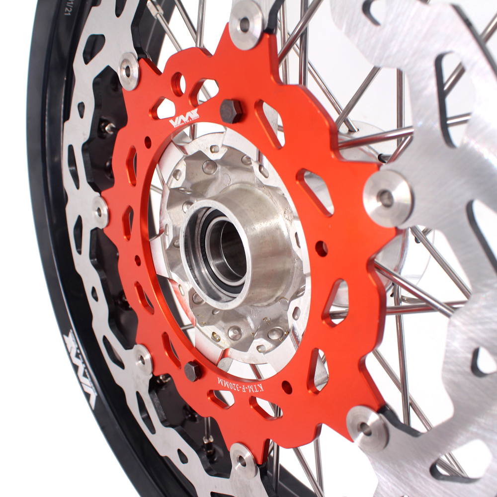 VMX 3.5/5.0 Motorcycle Supermoto Casting Wheels fit KTM SX EXC 250 400 450 Silver Hub