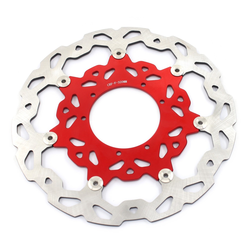 VMX 320MM Oversize Front Brake Disc Rotors Red Fit HONDA CRF250R CRF450R