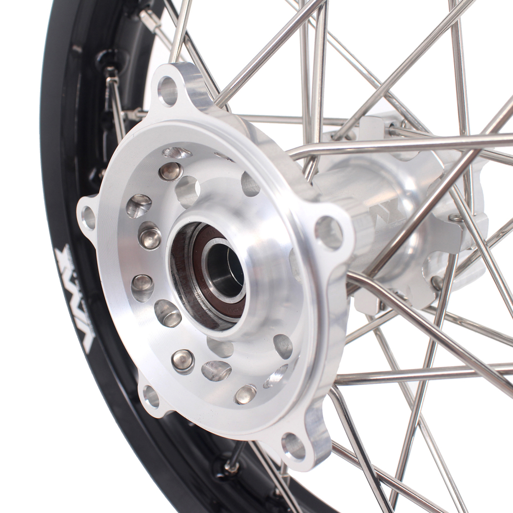 VMX 14/12 Kid's Small Wheels Compatible with KTM65 SX Silver Hub 2002-2024