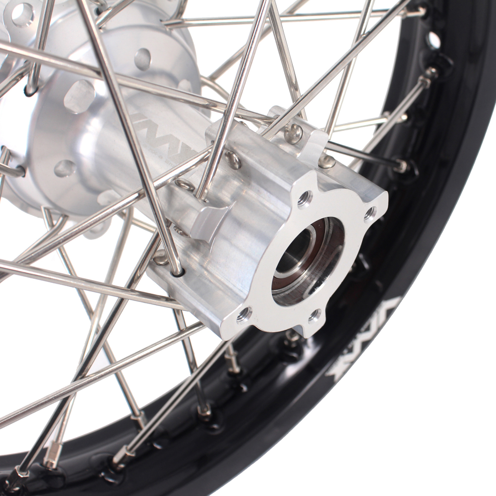 VMX 14/12 Kid's Small Wheels Compatible with KTM65 SX Silver Hub 2002-2024