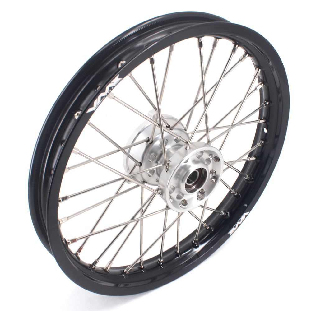 VMX 14/12 Kid's Small Wheels Compatible with KTM65 SX Silver Hub 2002-2024