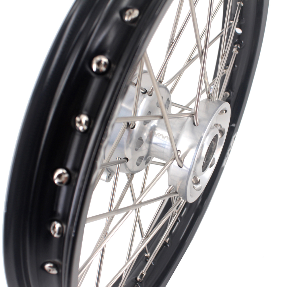 VMX 14/12 Kid's Small Wheels Compatible with KTM65 SX Silver Hub 2002-2024
