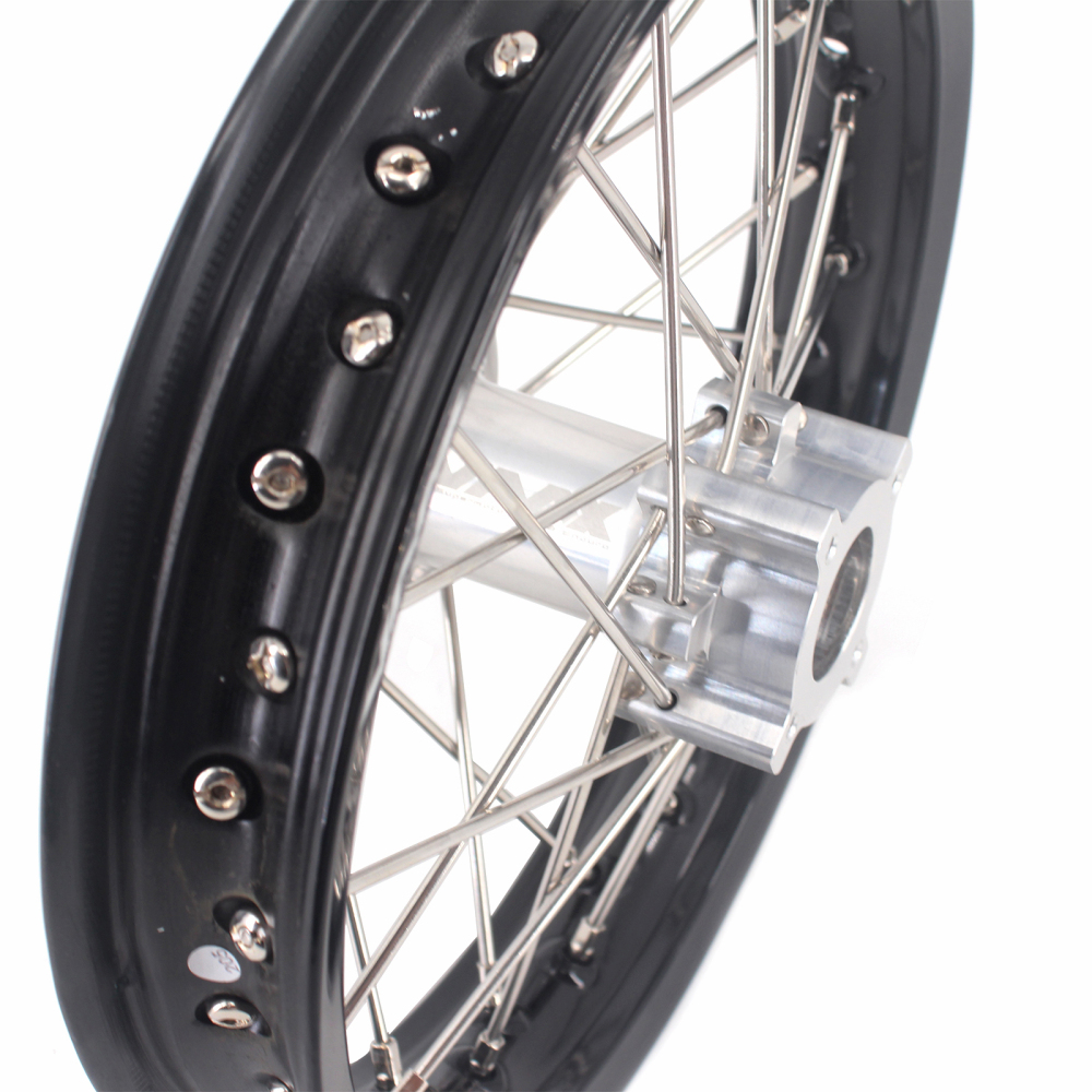 VMX 14/12 Kid's Small Wheels Compatible with KTM65 SX Silver Hub 2002-2024