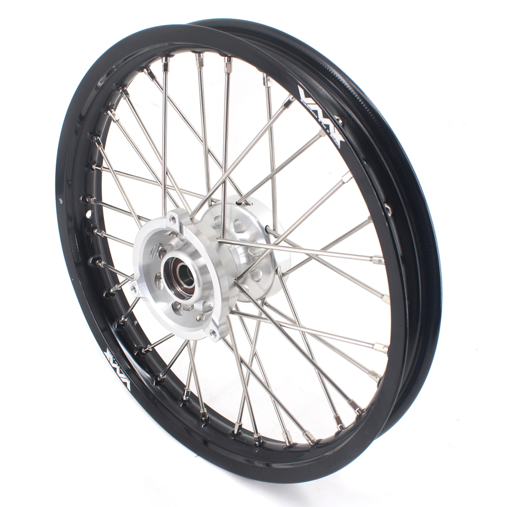 VMX 14/12 Kid's Small Wheels Compatible with KTM65 SX Silver Hub 2002-2024