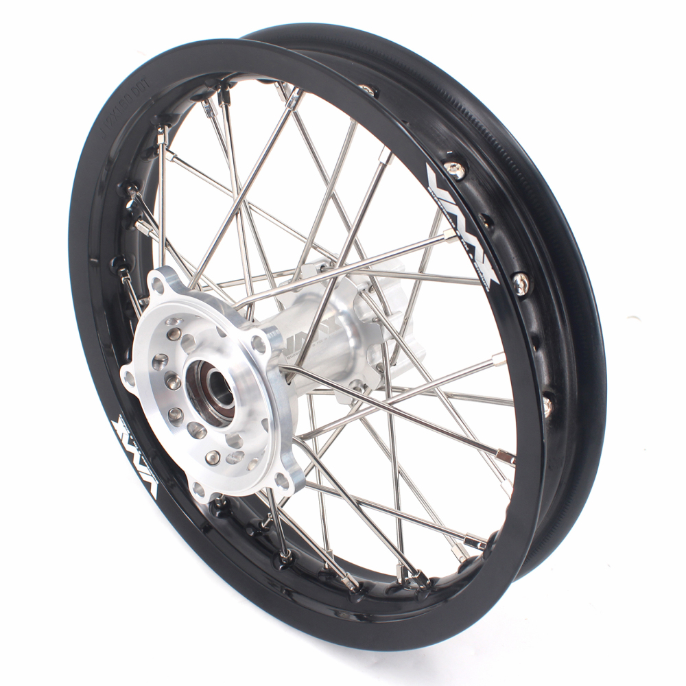 VMX 14/12 Kid's Small Wheels Compatible with KTM65 SX Silver Hub 2002-2024