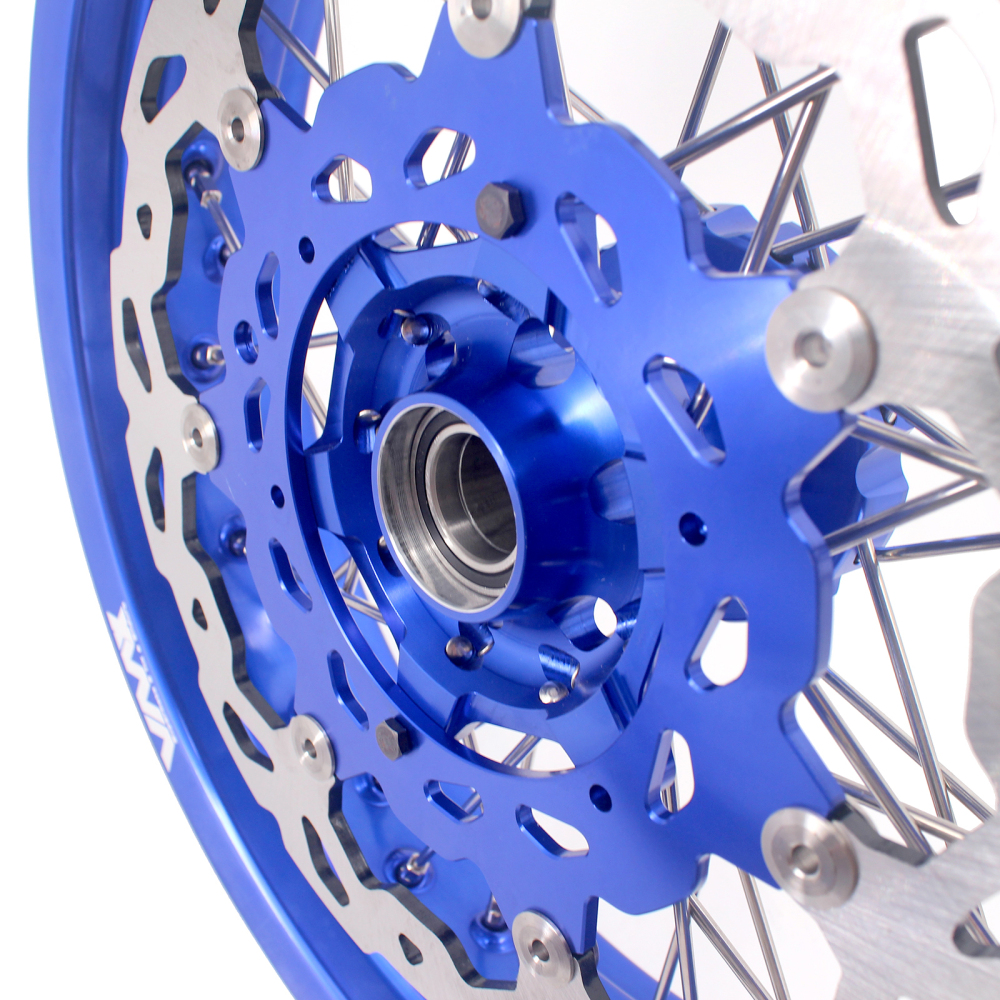 VMX 3.5/5.0 Supermoto Wheels Rims Fit HUSQVARNA TE TC FE FC 250 450 Blue Rim With disc