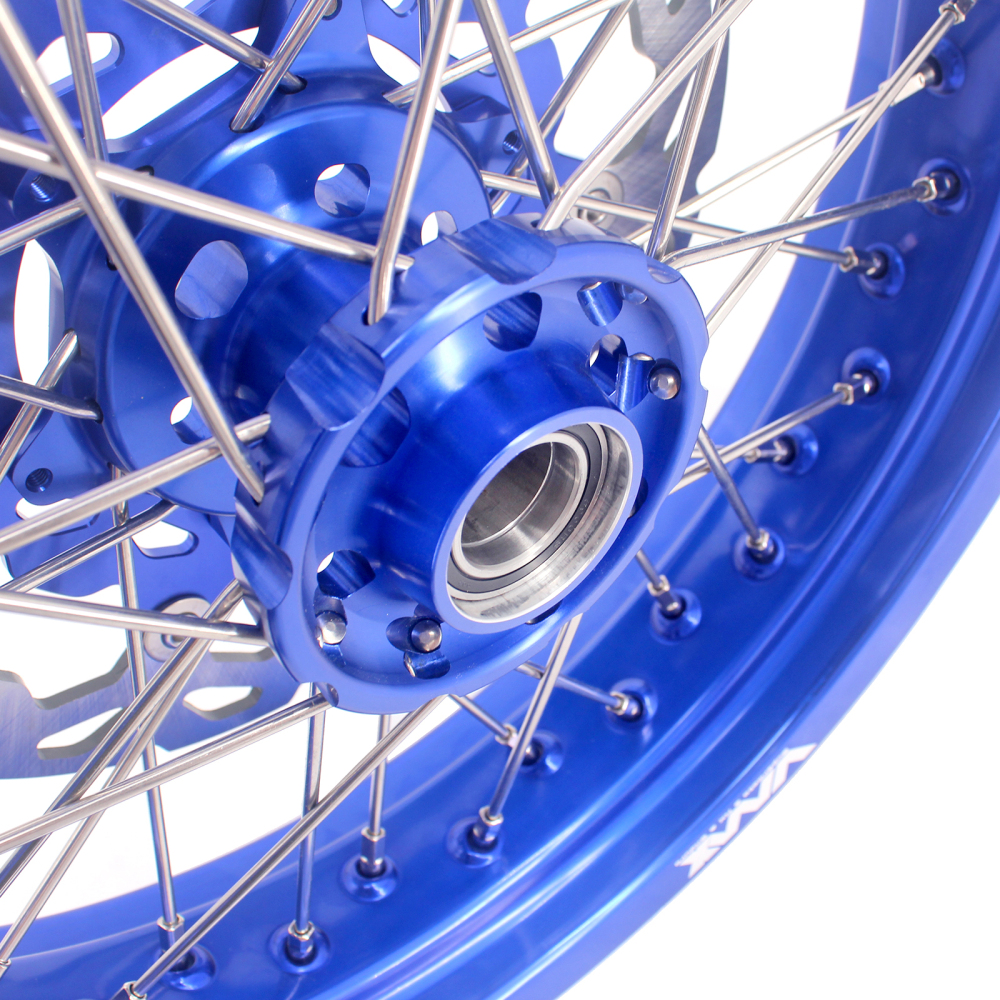 VMX 3.5/5.0 Supermoto Wheels Rims Fit HUSQVARNA TE TC FE FC 250 450 Blue Rim With disc