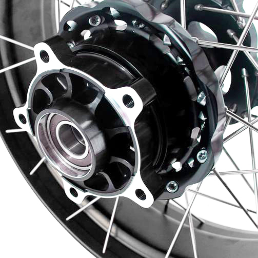 VMX 3.0*19"/4.25*17" Tubeless Wheels Rims Fit for BMW F750GS 2019-2023 Black Hub Black Rim