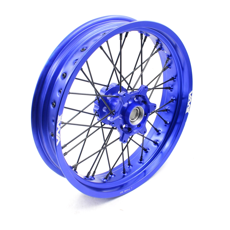 VMX 3.5/5.0 Supermoto Dirt Bike Wheel Rims Fit HUSQVARNA TE TC FE FC 2014-2024 Blue hub/rim Black Spoke/Nipple