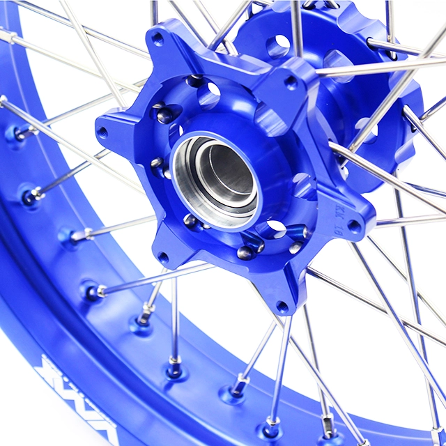 VMX 3.5/5.0 Motorcycle Supermoto Wheels fit KTM SXF EXC-R XC-W 125 250 200 Blue Rim
