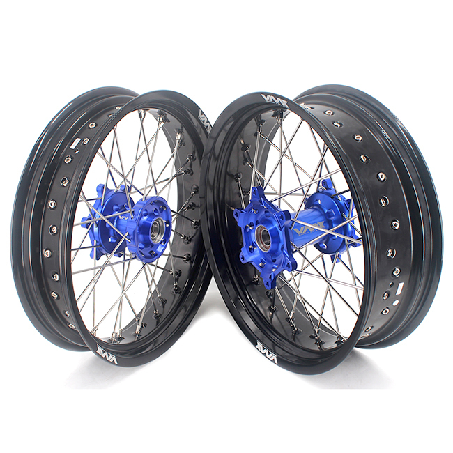 VMX 3.5/5.0 Motorcycle Supermoto Wheel Fit YAMAHA YZ125/250 YZ250F/450F 2001-2023 Blue Hub