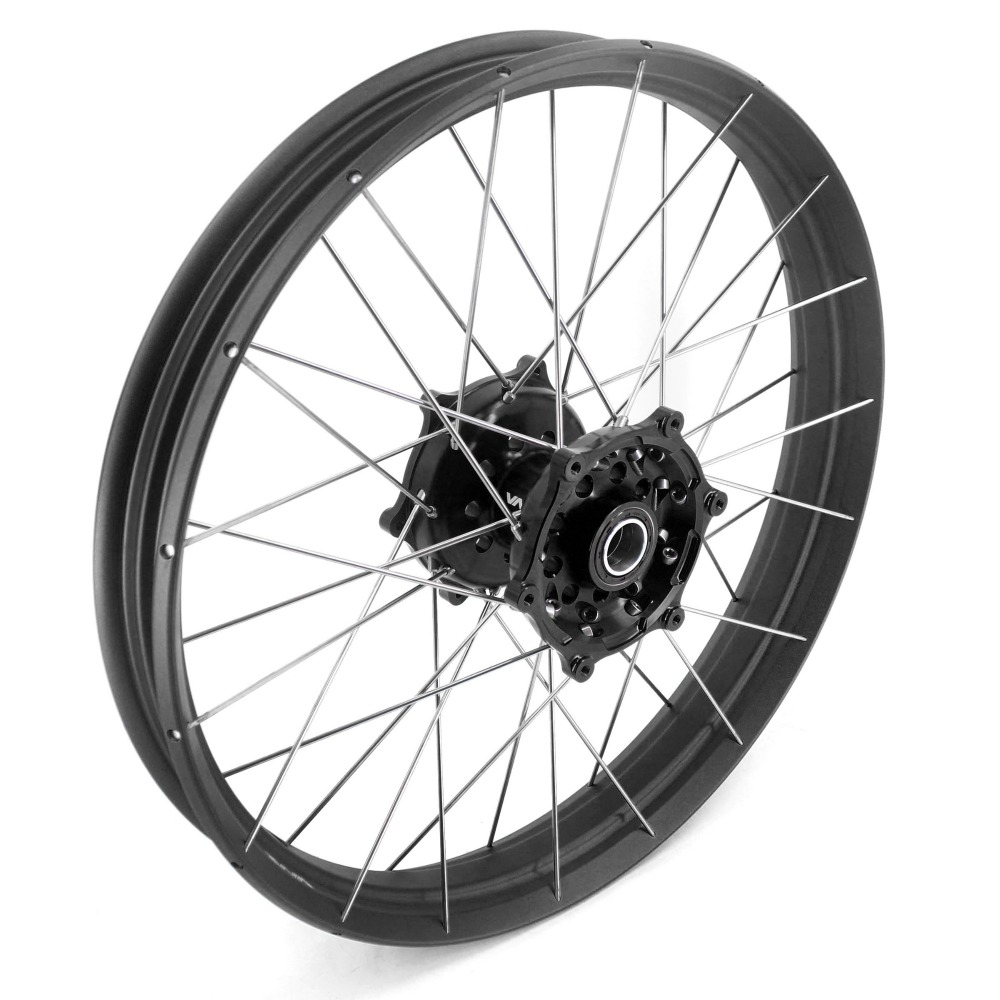 VMX Fit KTM790 Adventure R 2019-2021, KTM890 2021-2022 Tubeless Wheels 2.15*21“/4.25*18" Rims Black Hub Black Rim