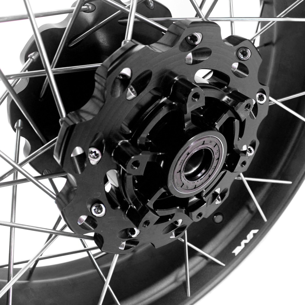 VMX Fit KTM790 Adventure R 2019-2021, KTM890 2021-2022 Tubeless Wheels 2.15*21“/4.25*18" Rims Black Hub Black Rim