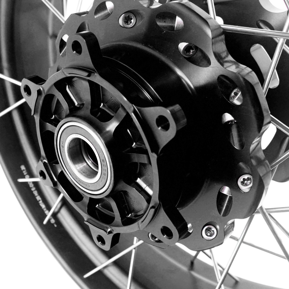 VMX Fit KTM790 Adventure R 2019-2021, KTM890 2021-2022 Tubeless Wheels 2.15*21“/4.25*18" Rims Black Hub Black Rim