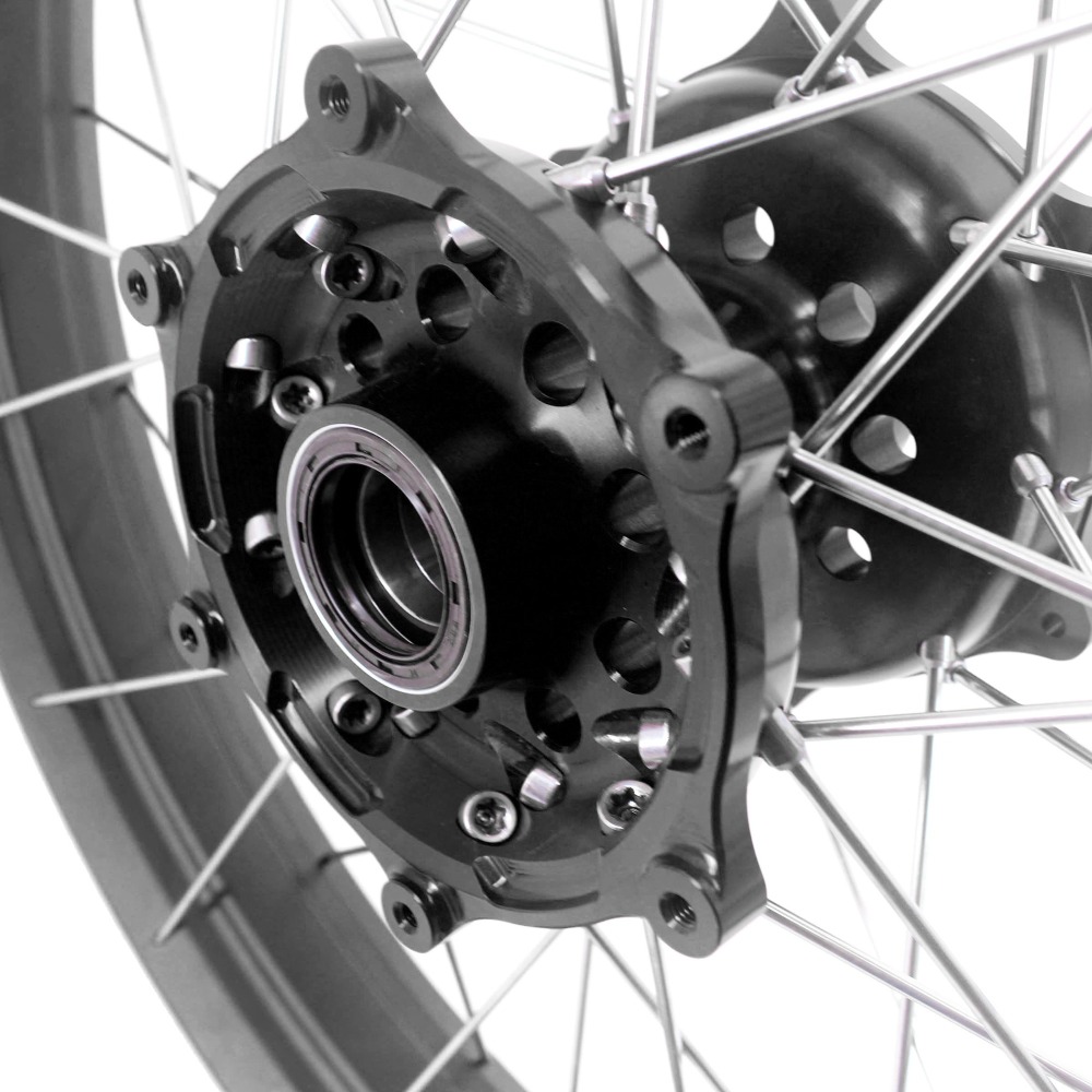 VMX Fit KTM790 Adventure R 2019-2021, KTM890 2021-2022 Tubeless Wheels 2.15*21“/4.25*18" Rims Black Hub Black Rim