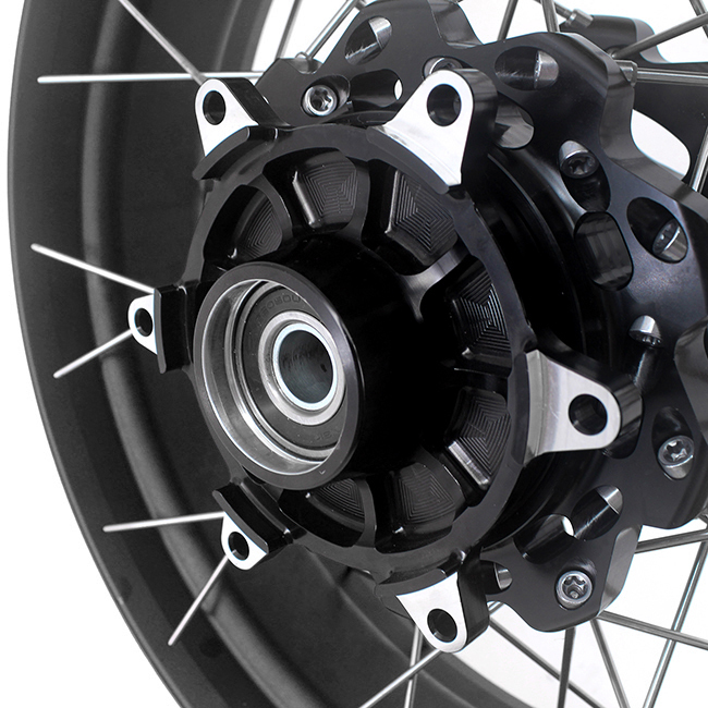 VMX 2.5*19"/4.25*17" Tubeless Wheels Set Fit for BMW G310GS 2016-2023 Black Hub Black Rim