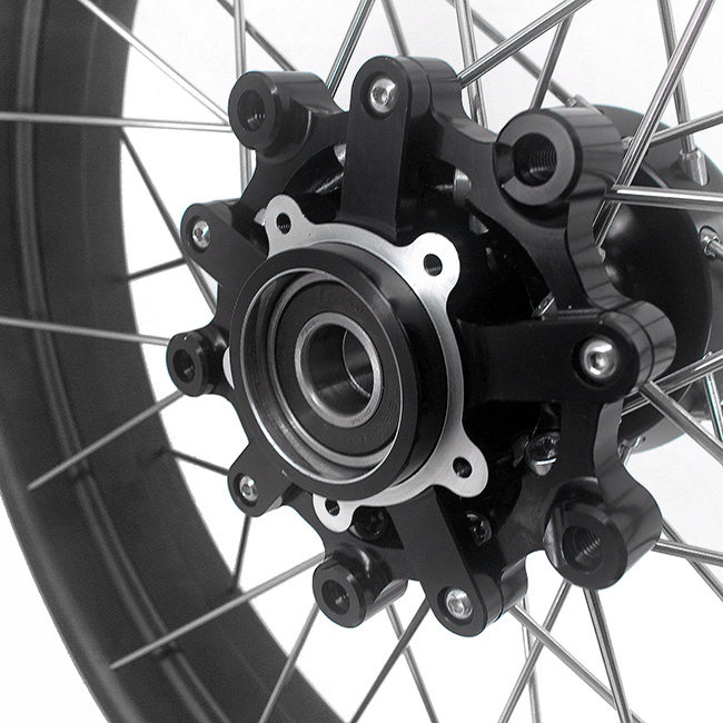 VMX 2.5*19"/4.25*17" Tubeless Wheels Set Fit for BMW G310GS 2016-2023 Black Hub Black Rim