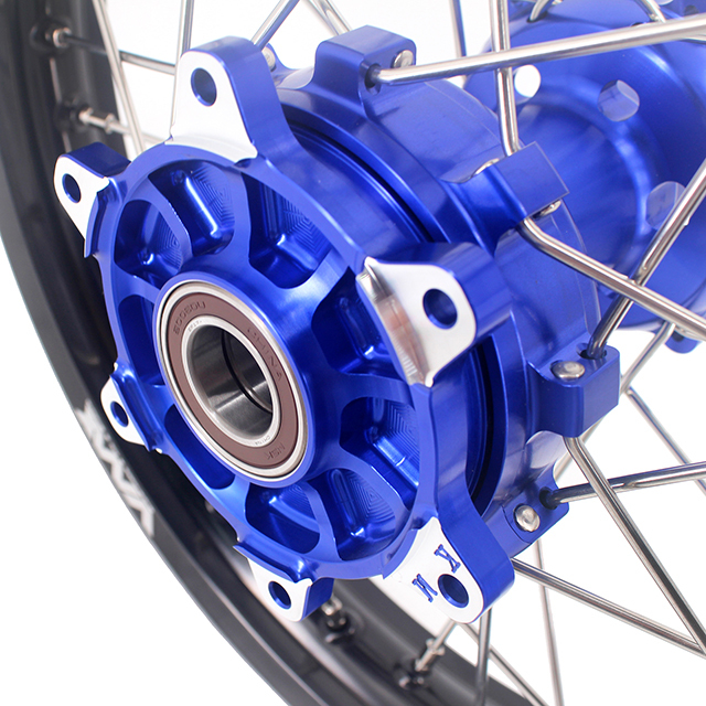 VMX 21/18 Enduro Cush Drive Wheel Rim Compatible with KTM690  SMC ENDURO R Blue Hub