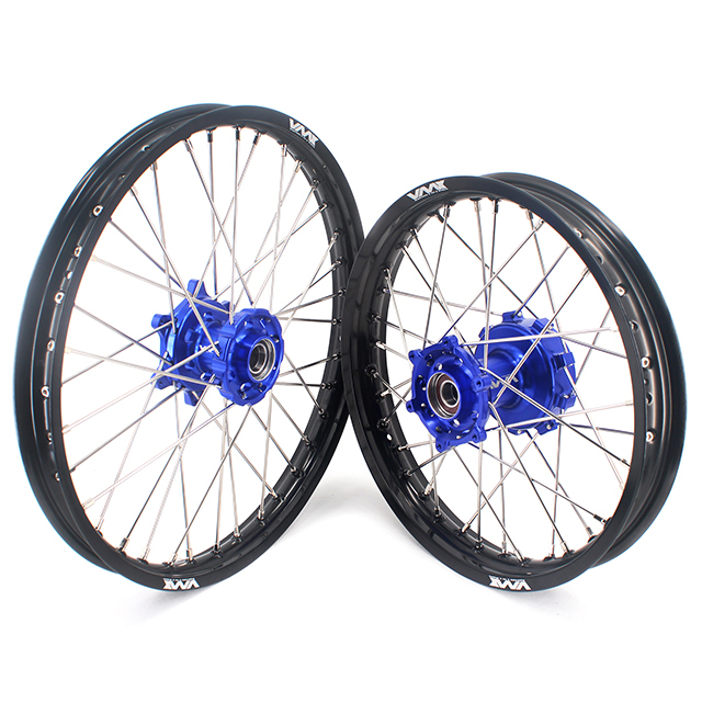 VMX 21/18 Enduro Cush Drive Wheel Rim Compatible with KTM690  SMC ENDURO R Blue Hub