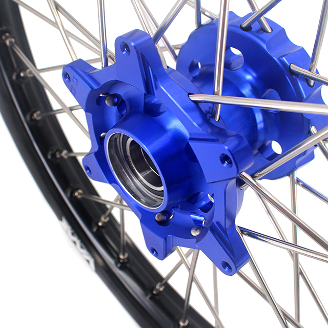 VMX 21/18 Enduro Cush Drive Wheel Rim Compatible with KTM690  SMC ENDURO R Blue Hub
