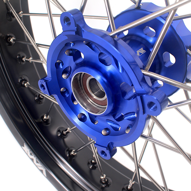 VMX 3.5/5.0 Motorcycle Supermoto Wheel Set Fit SHERCO  SER & SEF (All) Blue Hub