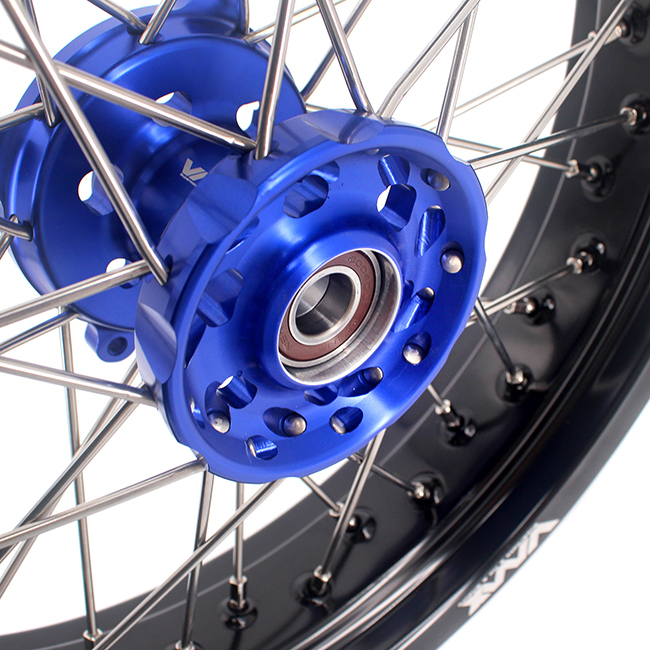 VMX 3.5/5.0 Motorcycle Supermoto Wheel Set Fit SHERCO  SER & SEF (All) Blue Hub