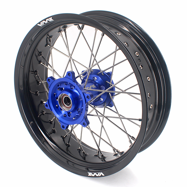 VMX 3.5/5.0 Motorcycle Supermoto Wheel Set Fit SHERCO  SER & SEF (All) Blue Hub