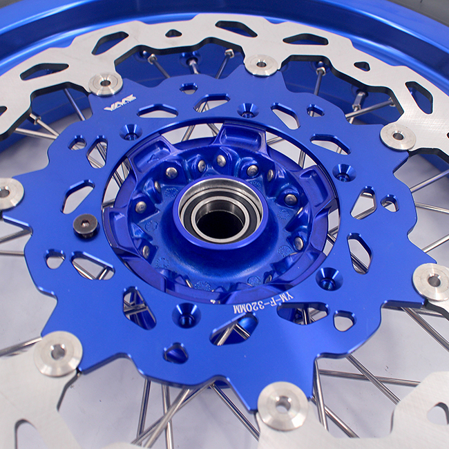 VMX 3.5/5.0  Supermoto Casting Wheels Rims Fit YAMAHA YZ250F YZ450F YZ125 YZ250 Blue Rim CST Tire