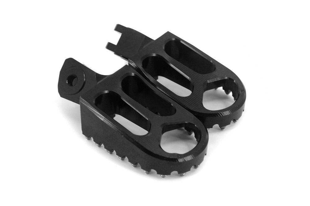 VMX Foot Pegs Pedal Aluminum Black Compatible with  Surron Light Bee