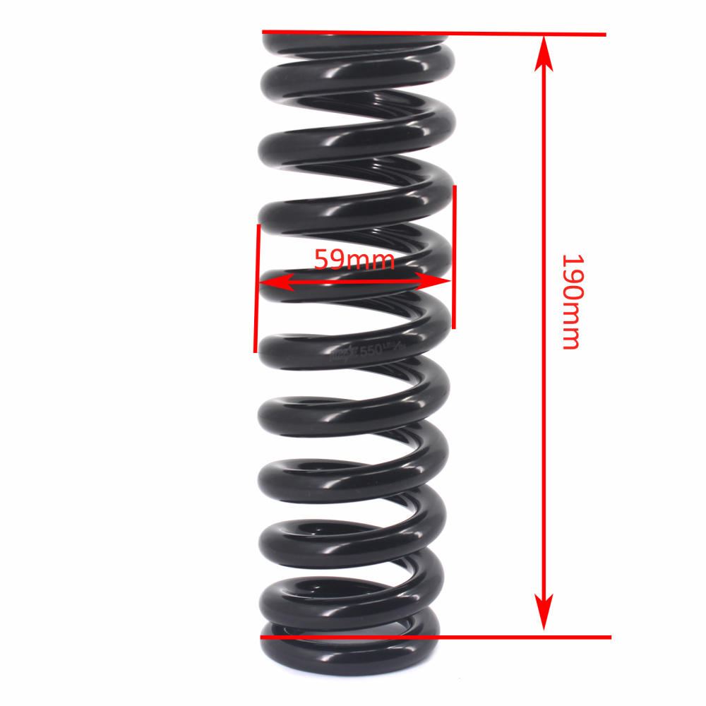 550LBS Aluminum Rear Shock Suspension Spring Black Compatible with  Surron Light Bee X