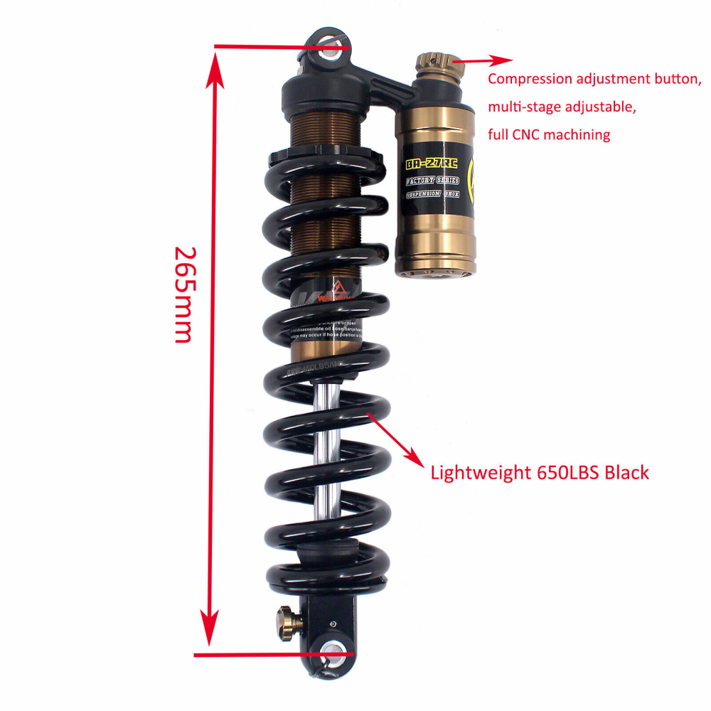 Rear Suspension Kit Fit Surron Light Bee X Back 650LBS/550LBS Shocks Springs