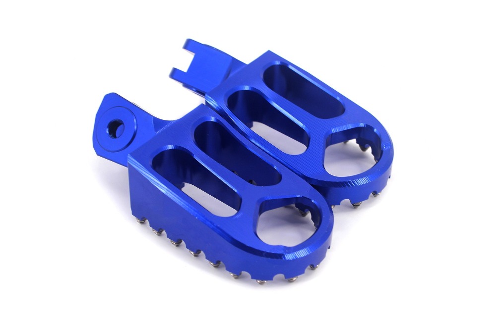 VMX Foot Pegs Pedal Aluminum Blue Compatible with  Surron Light Bee