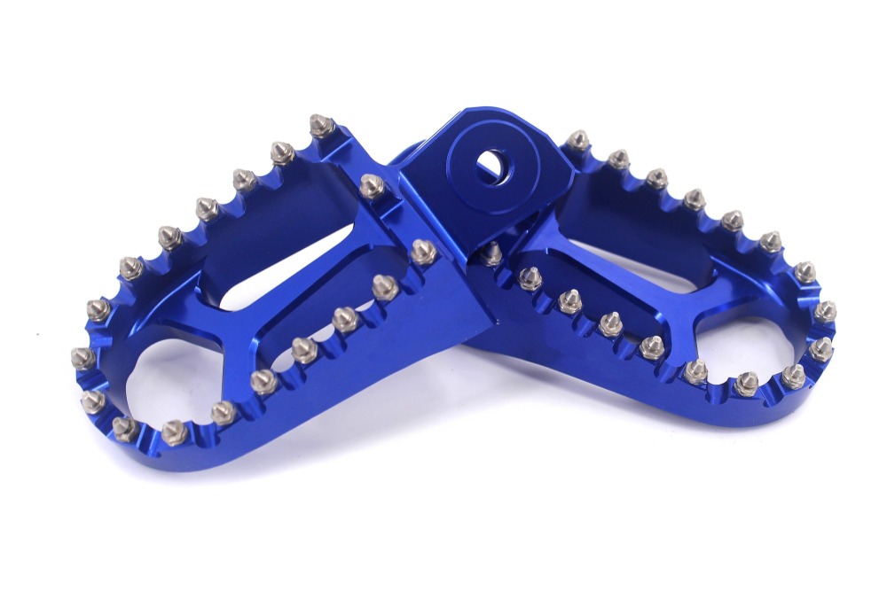 VMX Foot Pegs Pedal Aluminum Blue Compatible with  Surron Light Bee