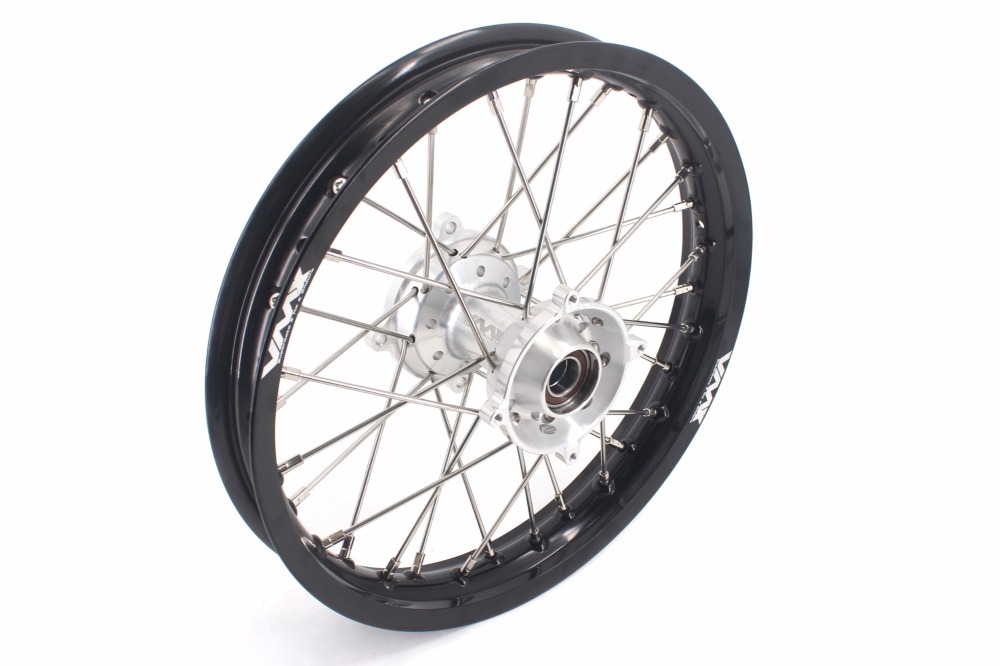 VMX 17/14 Kid's Motorcycle Wheel Fit KTM SX 85 2021-2024 Silver Hub
