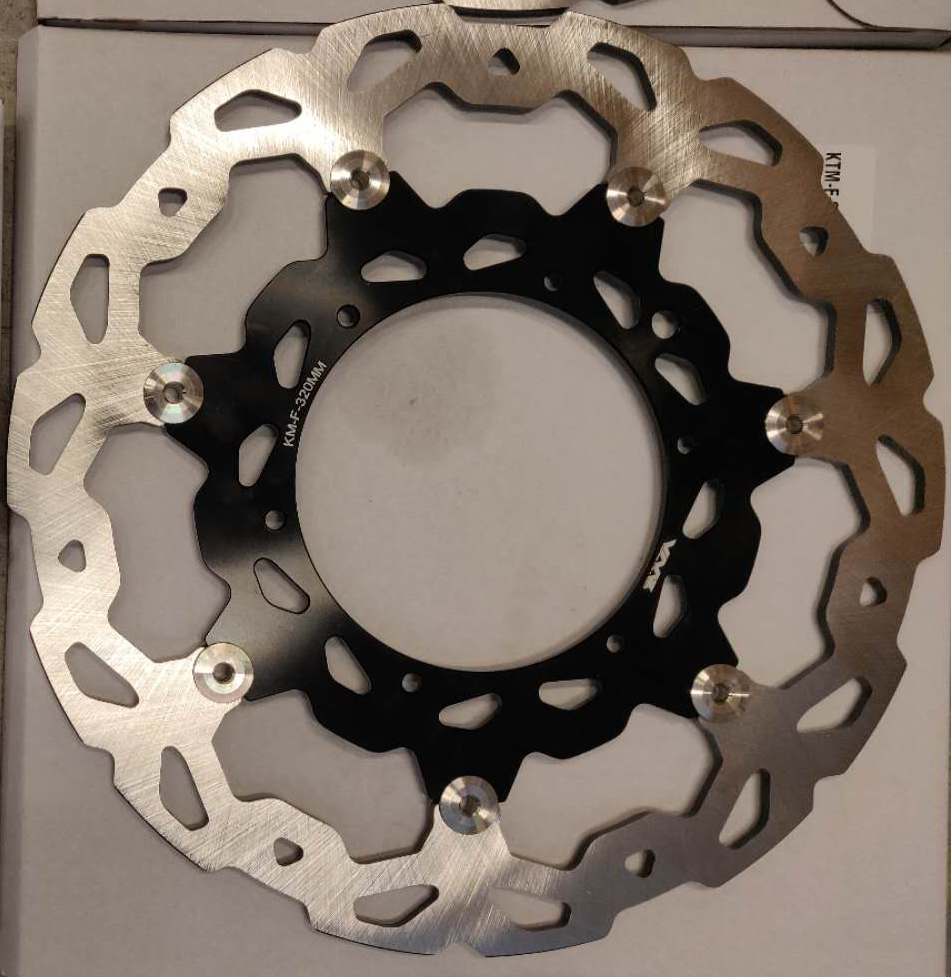 320MM Oversize Floating Disc, Rotors Compatible with KTM SXF EXC 1998 ...