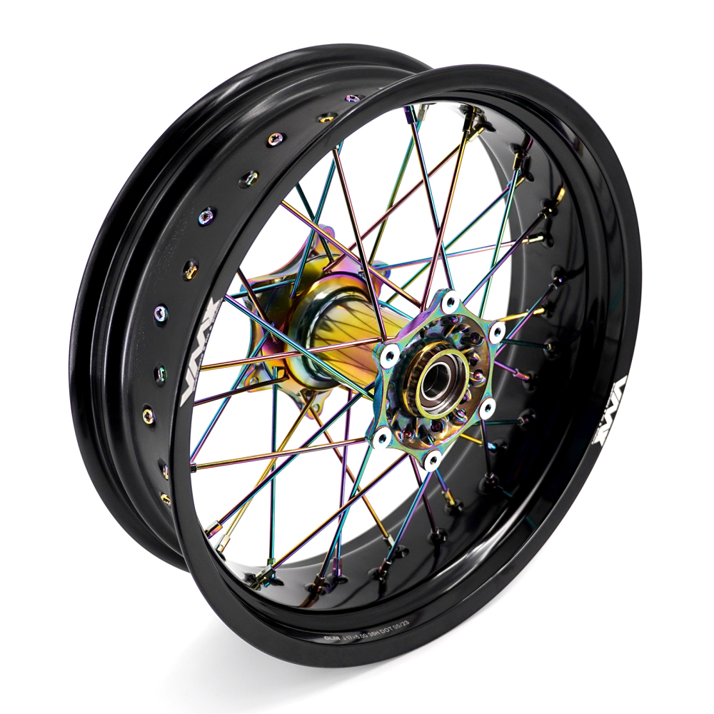 VMX 3.5/5.0 Vacuum Coating Rainbow Supermoto Dirt Bike Wheels Rims Fit KTM EXC  SXF  2003-2024