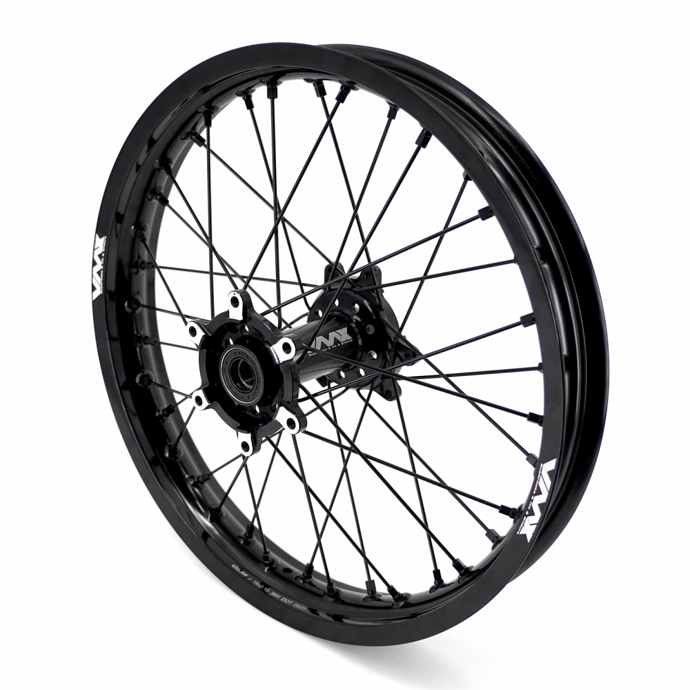VMX 1.6*21" /2.15*18" Electric Bike Wheels Rim Fit Surron Ultra Bee Dirt Bike All Black