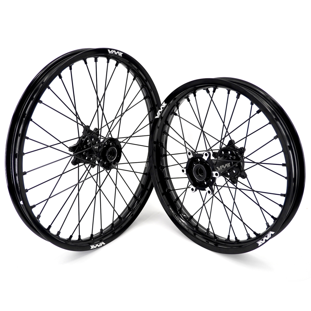 VMX 1.6*21" /2.15*18" Electric Bike Wheels Rim Fit Surron Ultra Bee Dirt Bike All Black