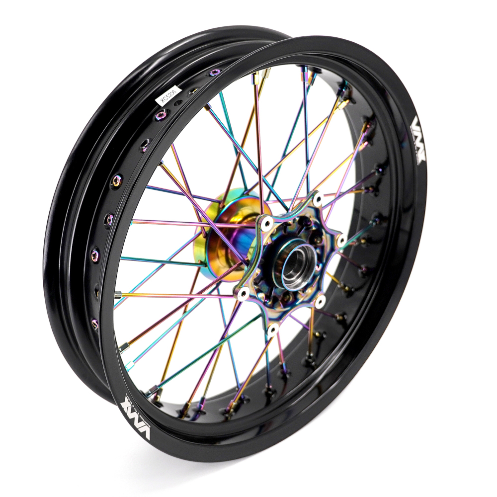 VMX 3.5/5.0 Vacuum Coating Rainbow Supermoto Dirt Bike Wheels Rims Fit KTM EXC  SXF  2003-2024